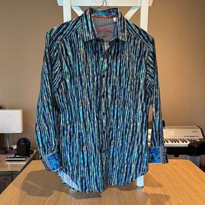 Robert Graham men's long sleeve button-down shirt